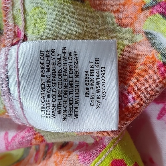 White Stag women's Blouse button down boho Size: 3X - Picture 4 of 9